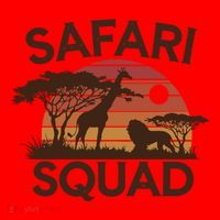 Safari Squad Zoo Family Matching Gift Santa Hat thumb 1