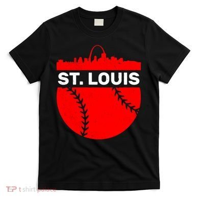 St. Louis Baseball Skyline City T-Shirt