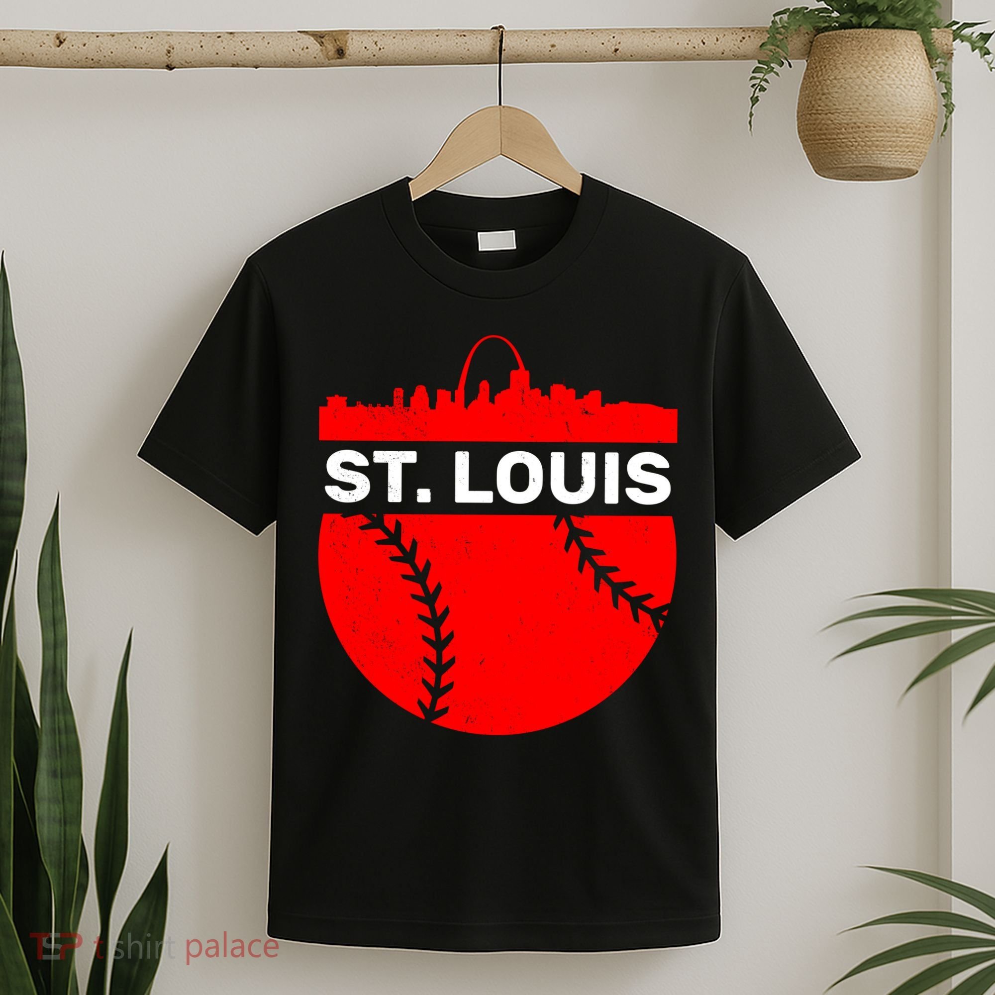 St. Louis Baseball Skyline City T-Shirt