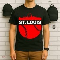 St. Louis Baseball Skyline City T-Shirt thumb 6