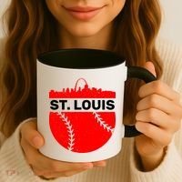 St. Louis Baseball Skyline City Coffee Mug thumb 3