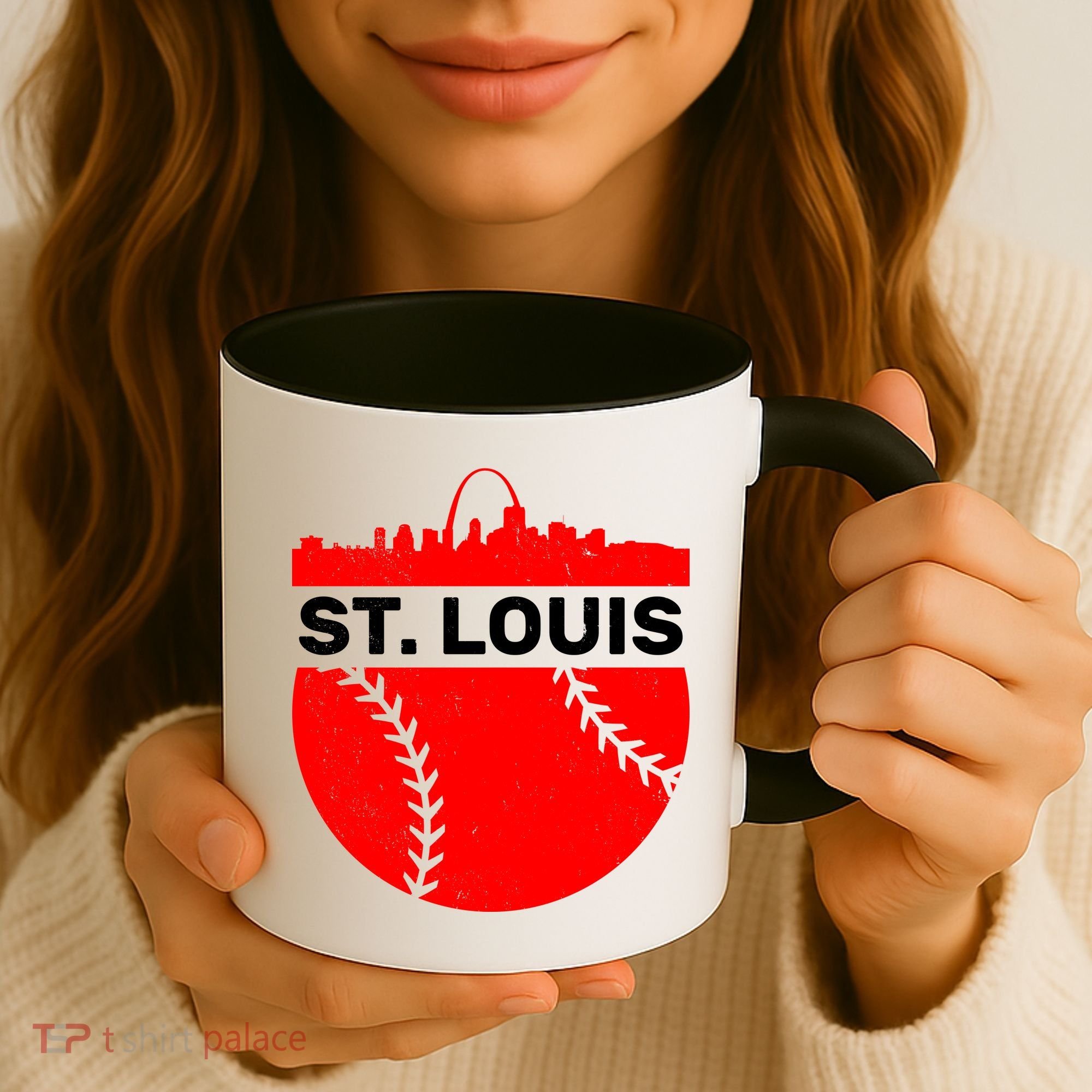 St. Louis Baseball Skyline City Coffee Mug