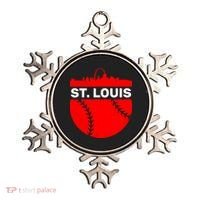 St. Louis Baseball Skyline City Ornament thumb 0