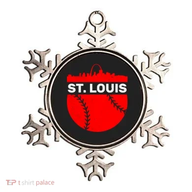St. Louis Baseball Skyline City Ornament