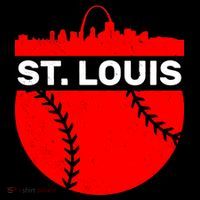 St. Louis Baseball Skyline City Ornament thumb 1