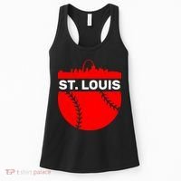 St. Louis Baseball Skyline City Women's Tank Top thumb 0