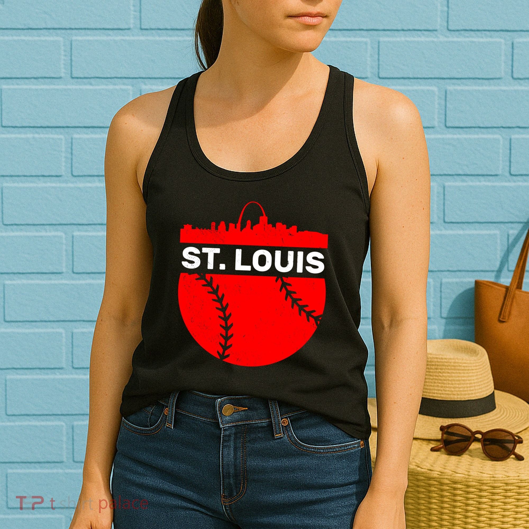 St. Louis Baseball Skyline City Women's Tank Top