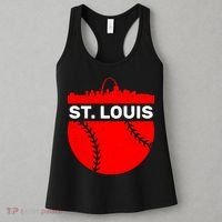 St. Louis Baseball Skyline City Women's Tank Top thumb 3