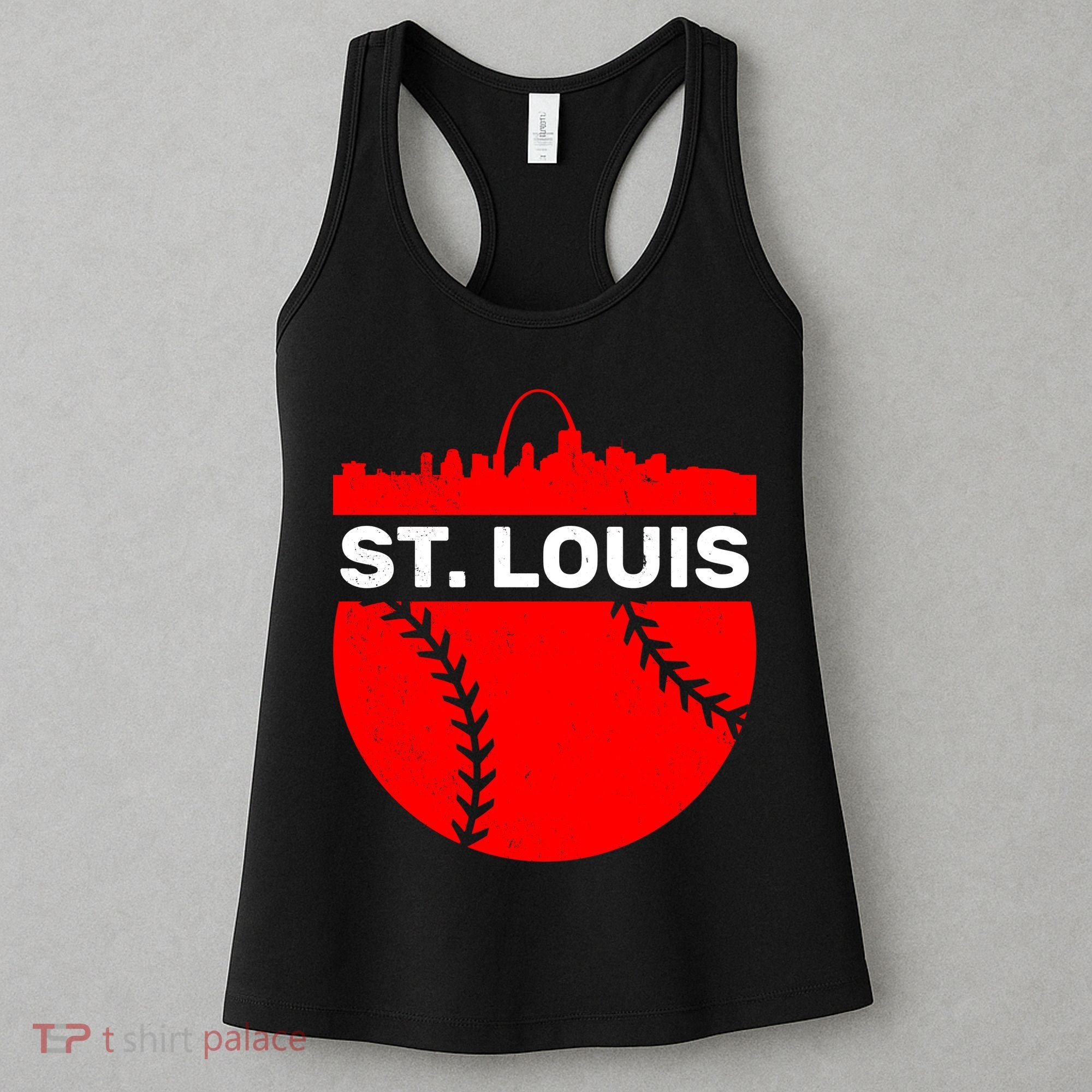 St. Louis Baseball Skyline City Women's Tank Top