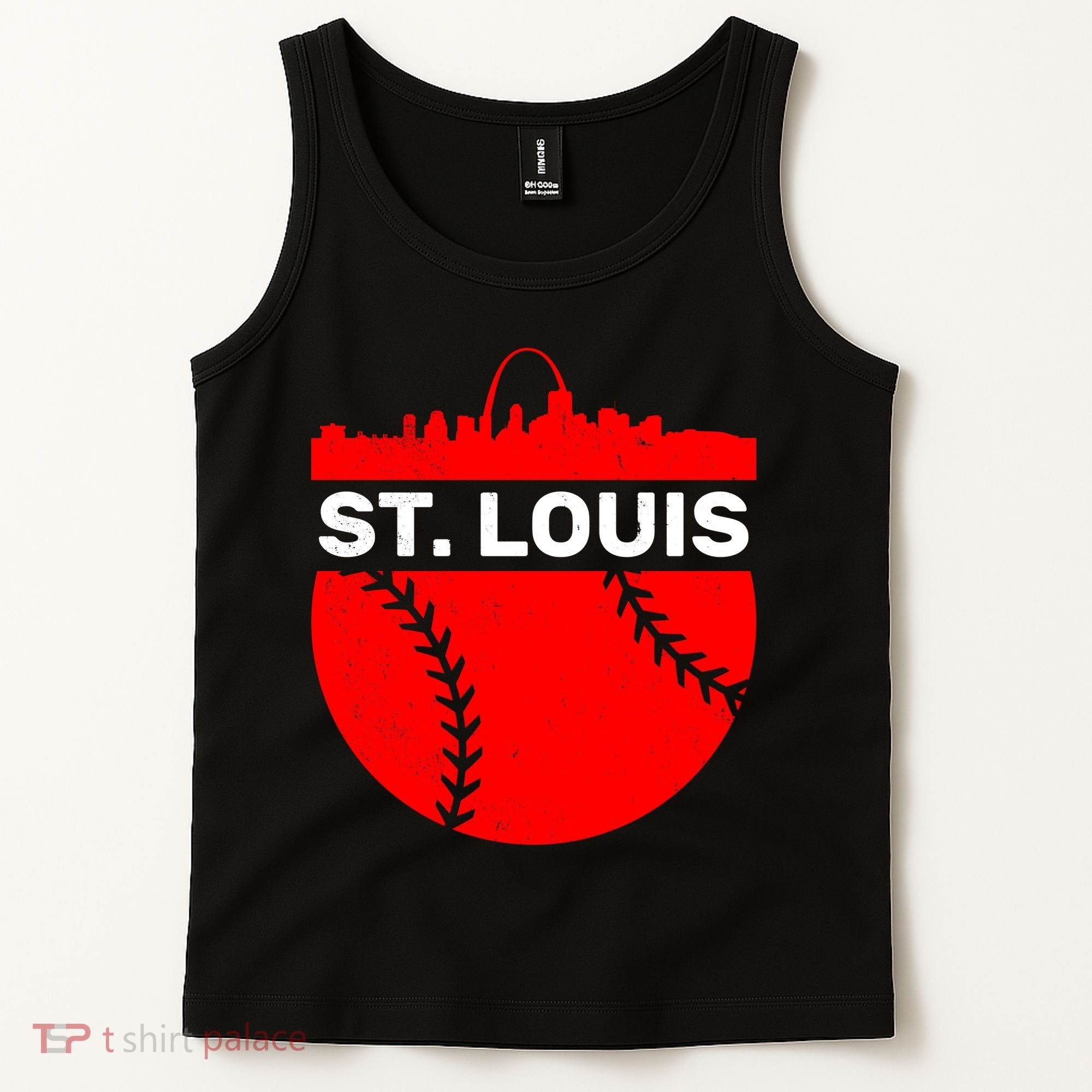 St. Louis Baseball Skyline City Tank Top