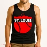 St. Louis Baseball Skyline City Tank Top thumb 3