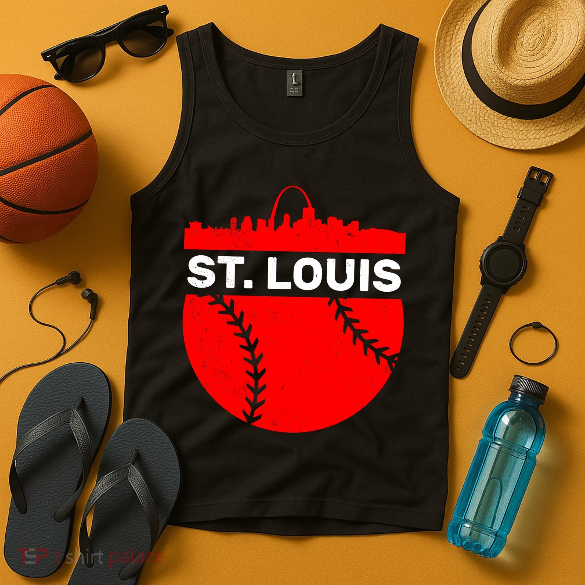 St. Louis Baseball Skyline City Tank Top