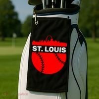 St. Louis Baseball Skyline City Golf Towel thumb 2