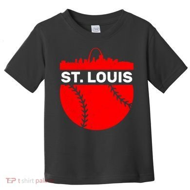 St. Louis Baseball Skyline City Toddler T-Shirt