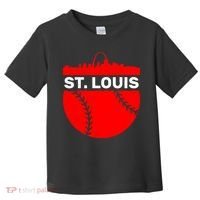 St. Louis Baseball Skyline City Toddler T-Shirt thumb 0