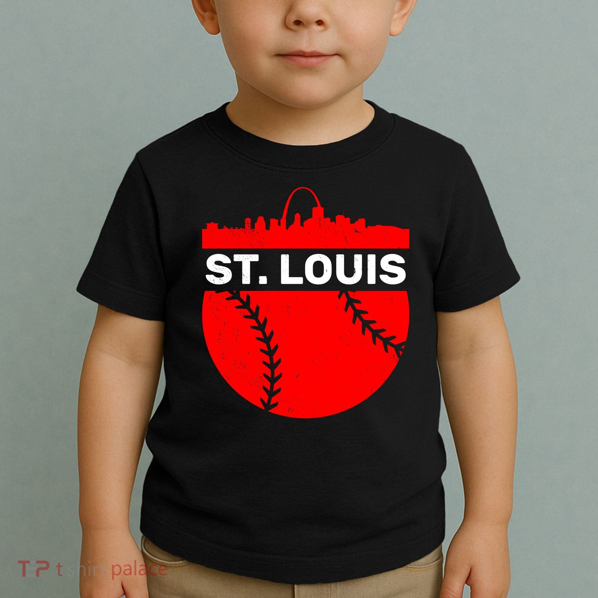 St. Louis Baseball Skyline City Toddler T-Shirt