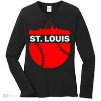St. Louis Baseball Skyline City Women's Long Sleeve Shirt thumb 0