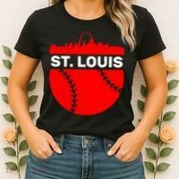 St. Louis Baseball Skyline City Women's T-Shirt thumb 2