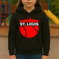 St. Louis Baseball Skyline City Kids Hoodie thumb 3