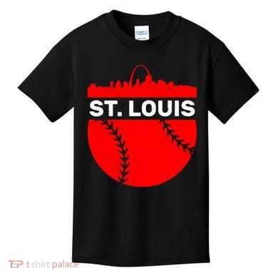 St. Louis Baseball Skyline City Kids T-Shirt