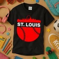 St. Louis Baseball Skyline City Kids T-Shirt thumb 3