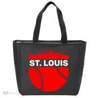 St. Louis Baseball Skyline City Tote Bag thumb 0