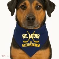 St. Louis Hockey USA-Made Doggie Bandana thumb 1