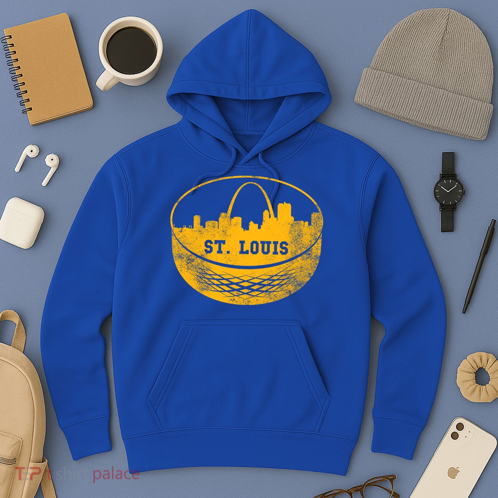 St. Louis Hockey Puck City Hoodie