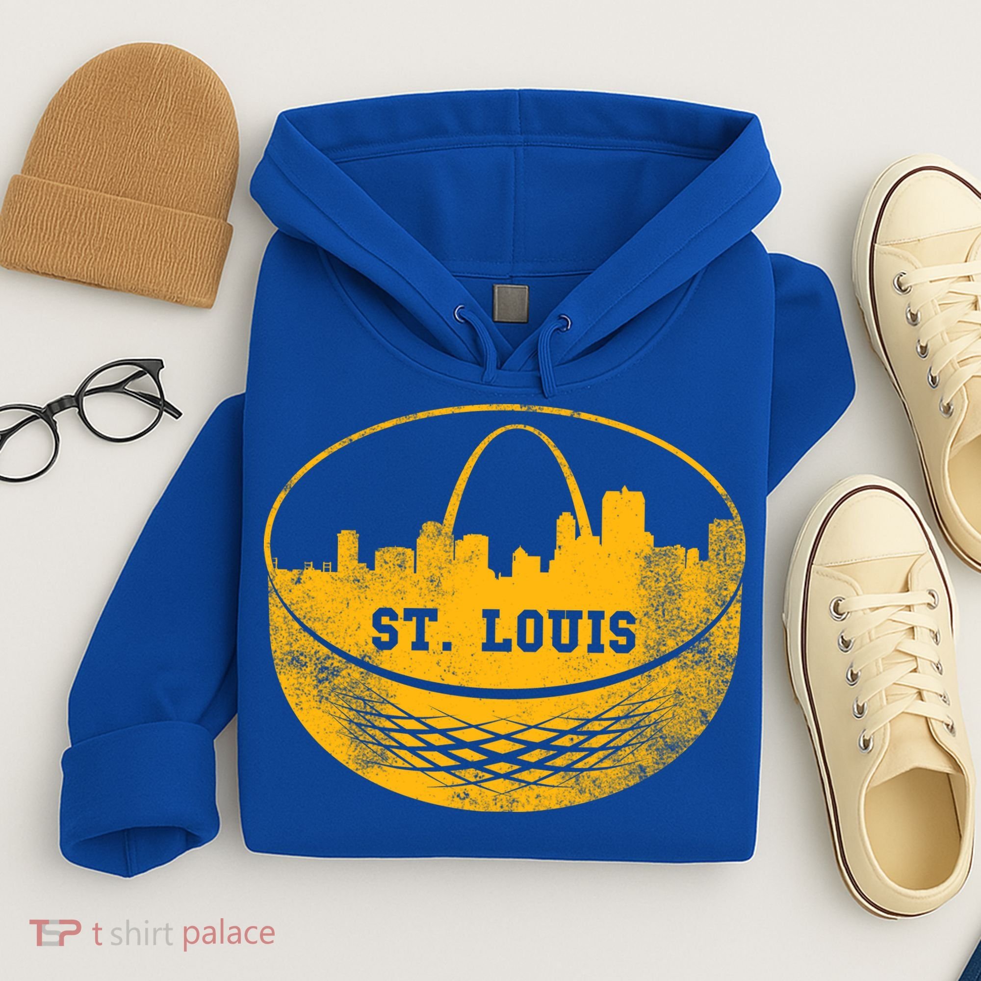 St. Louis Hockey Puck City Hoodie