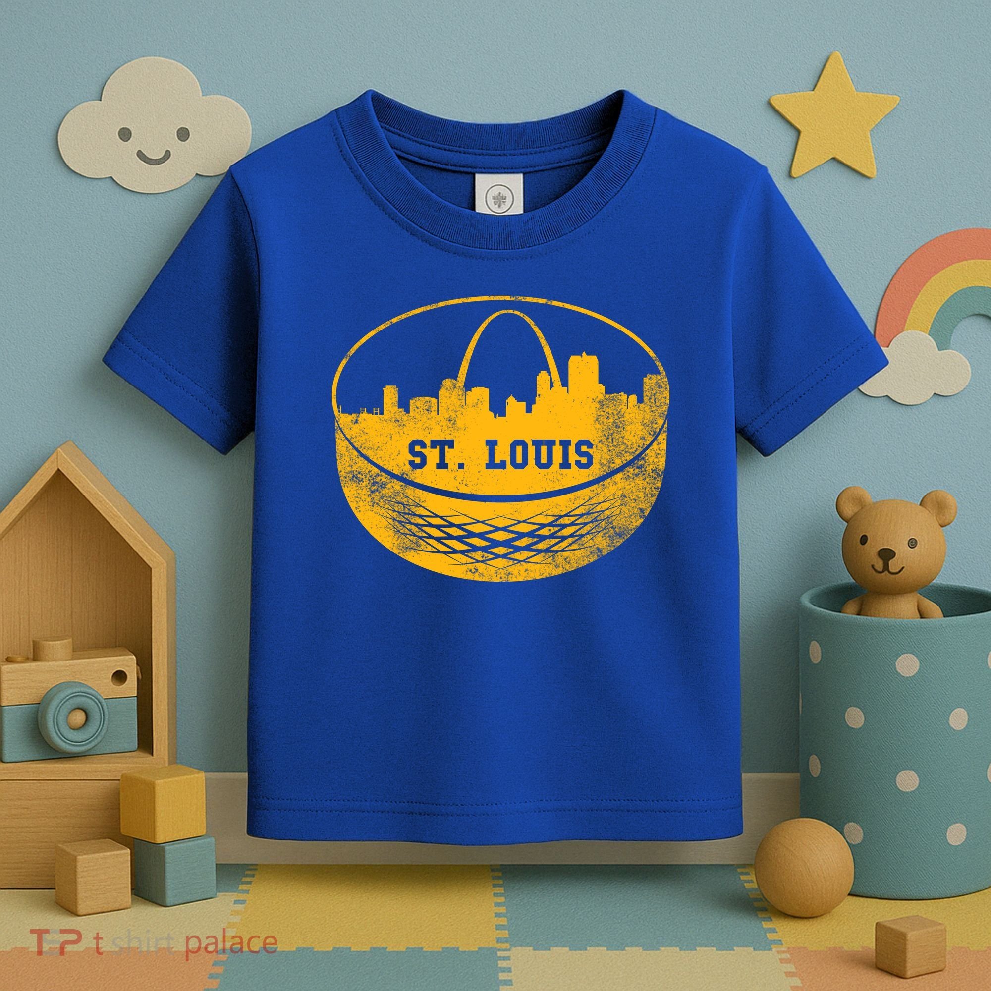 St. Louis Hockey Puck City Toddler T-Shirt