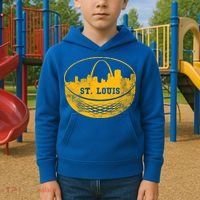 St. Louis Hockey Puck City Kids Hoodie thumb 2