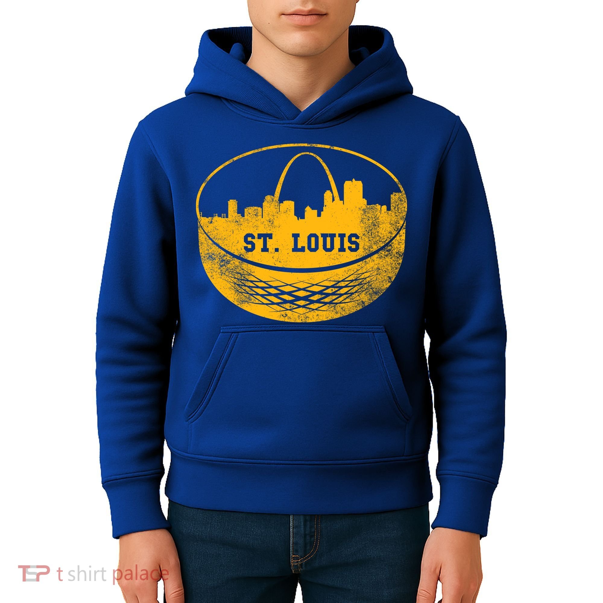 St. Louis Hockey Puck City Kids Hoodie