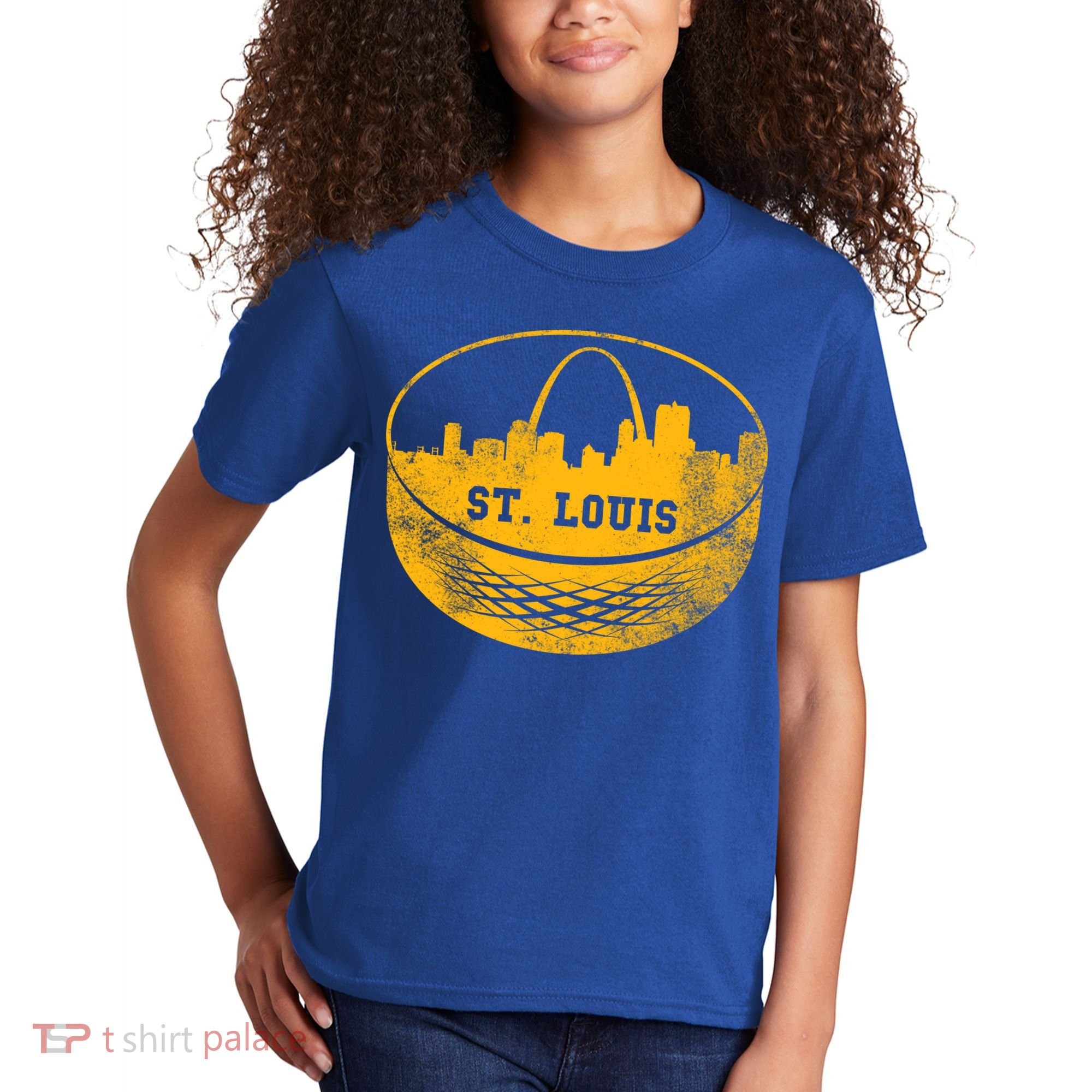 St. Louis Hockey Puck City Kids T-Shirt