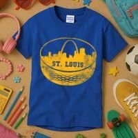 St. Louis Hockey Puck City Kids T-Shirt thumb 3