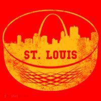 St. Louis Hockey Puck City Santa Hat thumb 1