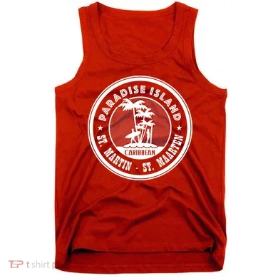 St. Martin Paradise Island Tank Top