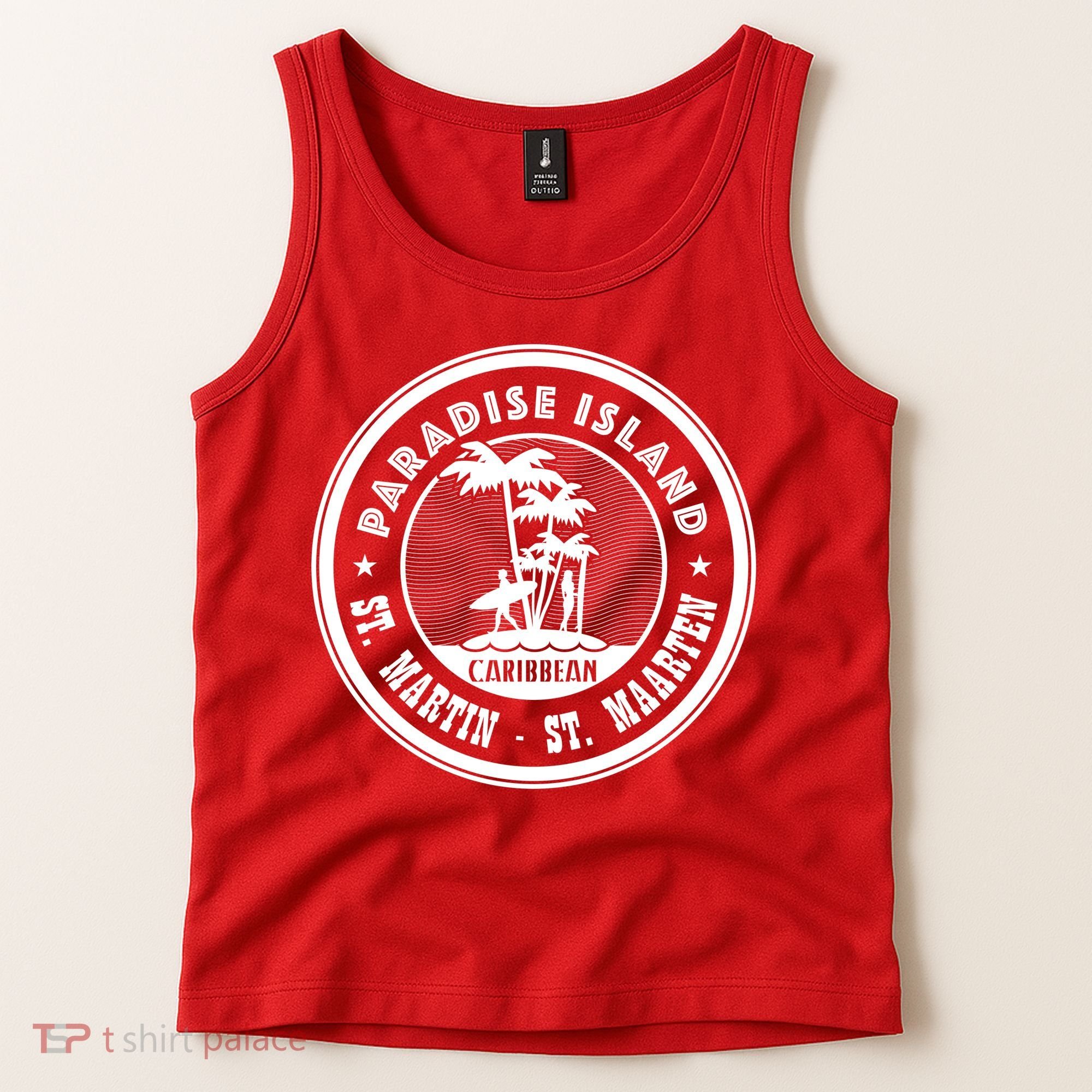 St. Martin Paradise Island Tank Top