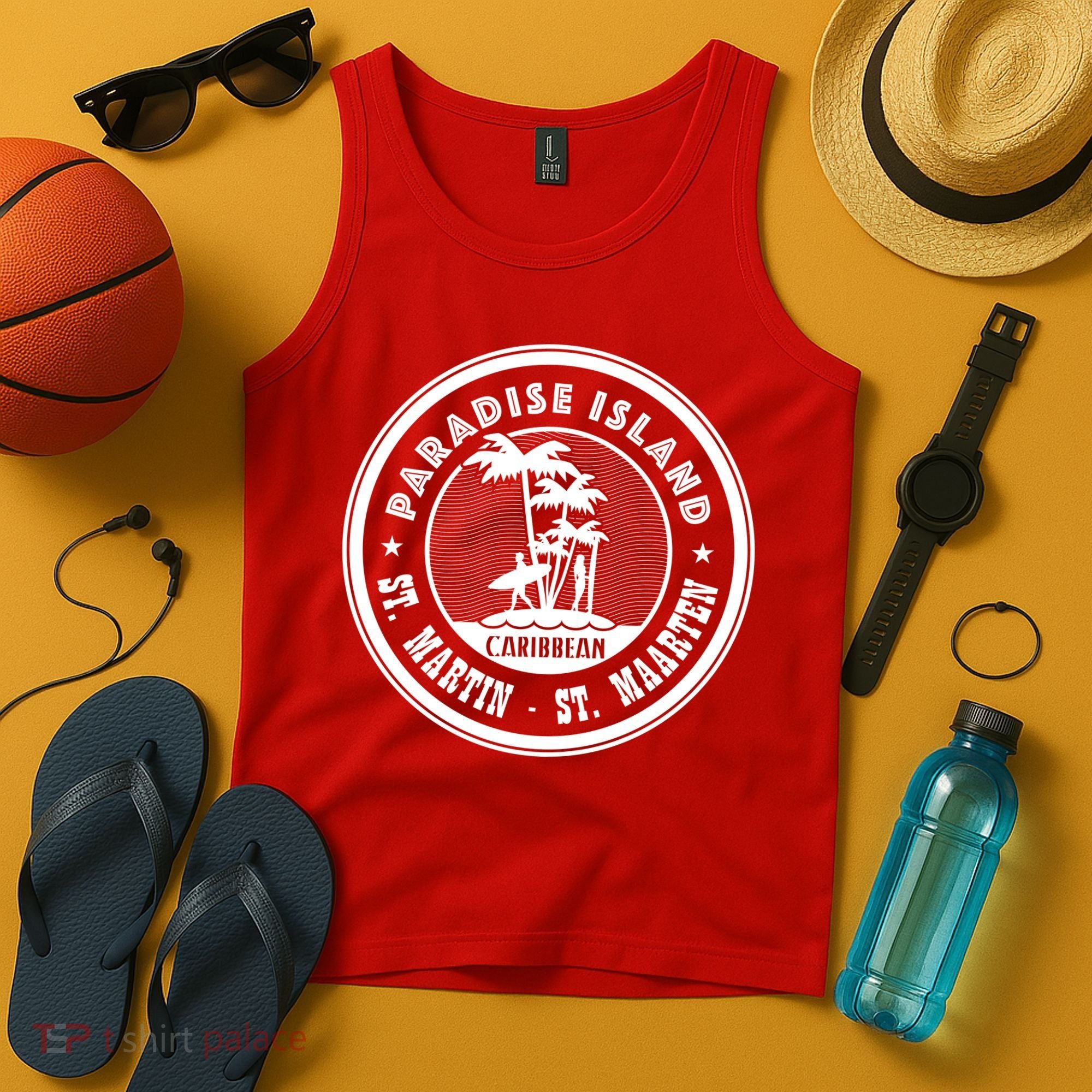 St. Martin Paradise Island Tank Top