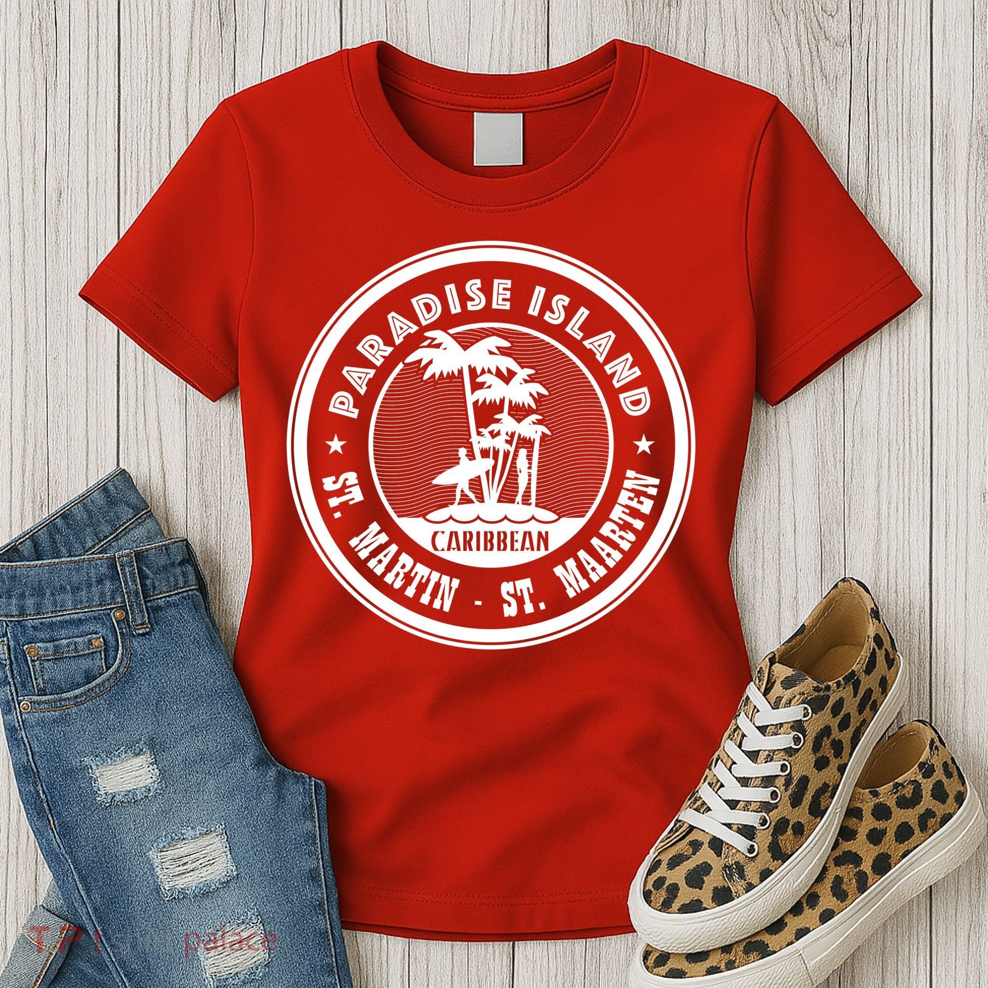 St. Martin Paradise Island Women's T-Shirt