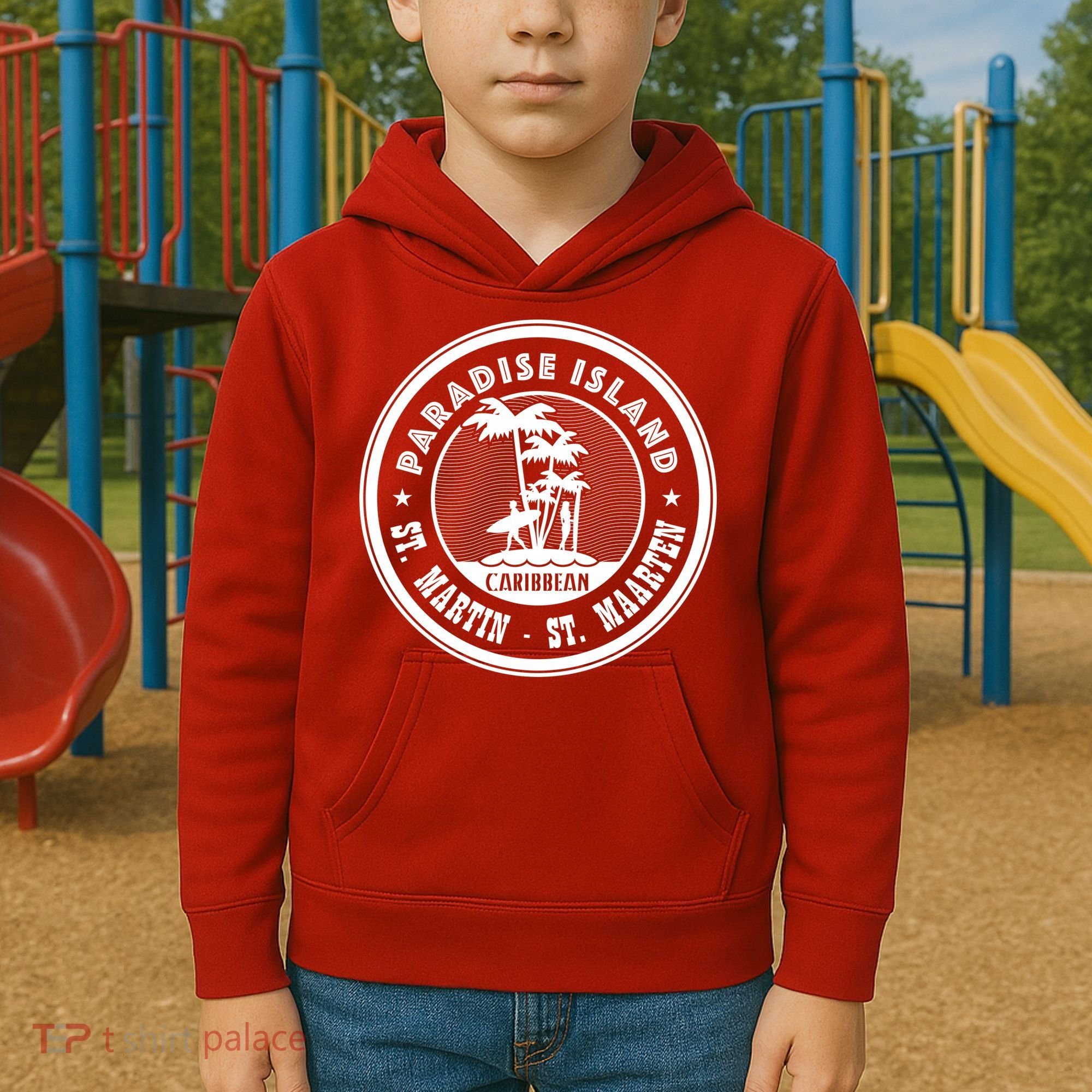 St. Martin Paradise Island Kids Hoodie