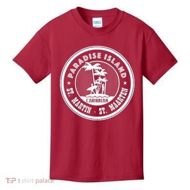 St. Martin Paradise Island Kids T-Shirt