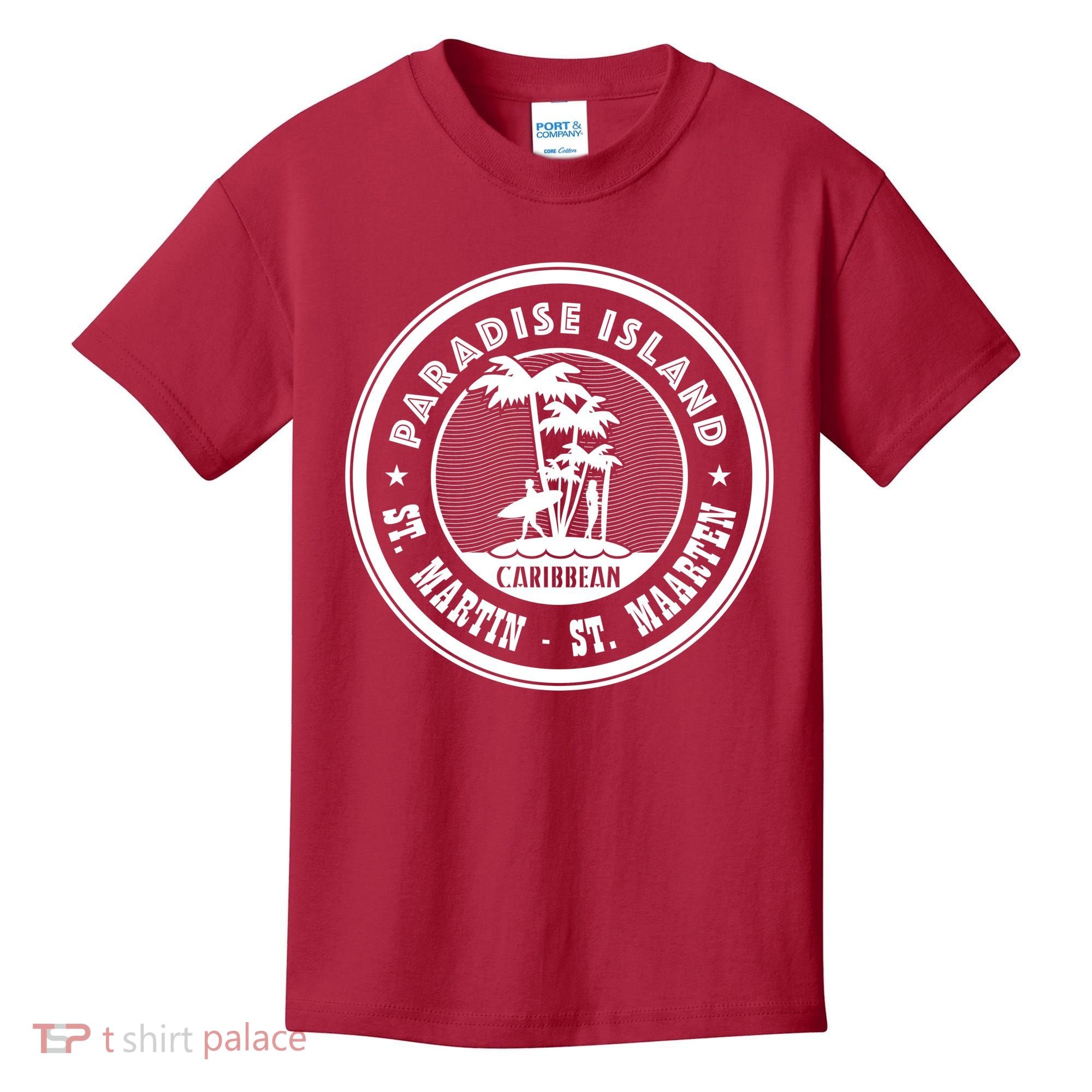 St. Martin Paradise Island Kids T-Shirt
