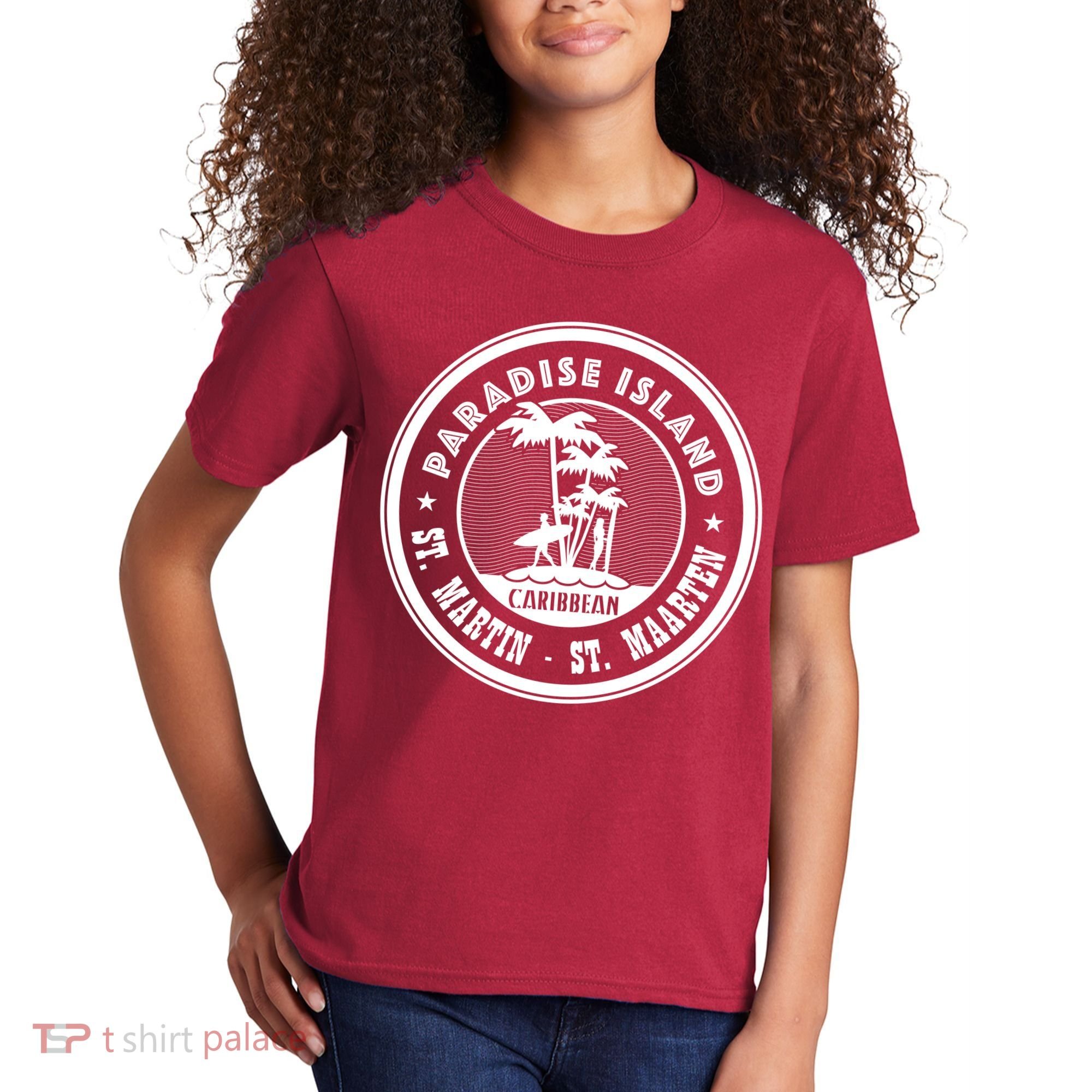 St. Martin Paradise Island Kids T-Shirt