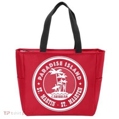 St. Martin Paradise Island Tote Bag