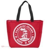 St. Martin Paradise Island Tote Bag thumb 0