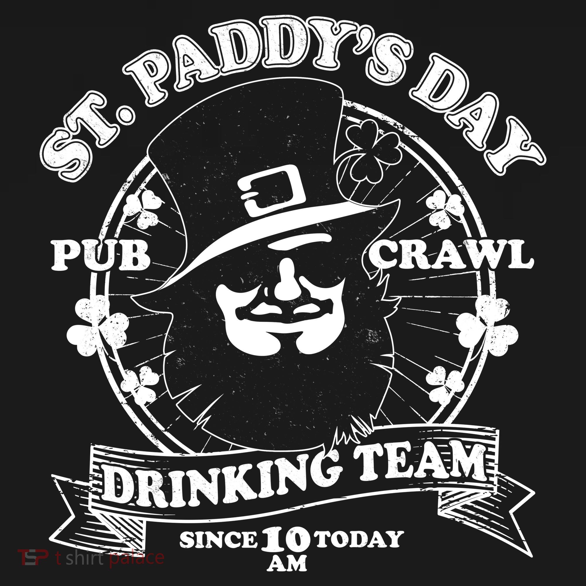 St. Paddy's Day Pub Crawl Drinking Team USA-Made Doggie Bandana