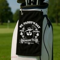 St. Paddy's Day Pub Crawl Drinking Team Golf Towel thumb 2
