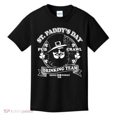 St. Paddy's Day Pub Crawl Drinking Team Kids T-Shirt