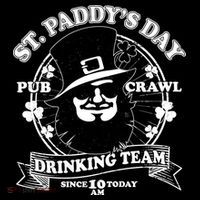 St. Paddy's Day Pub Crawl Drinking Team Kids T-Shirt thumb 4