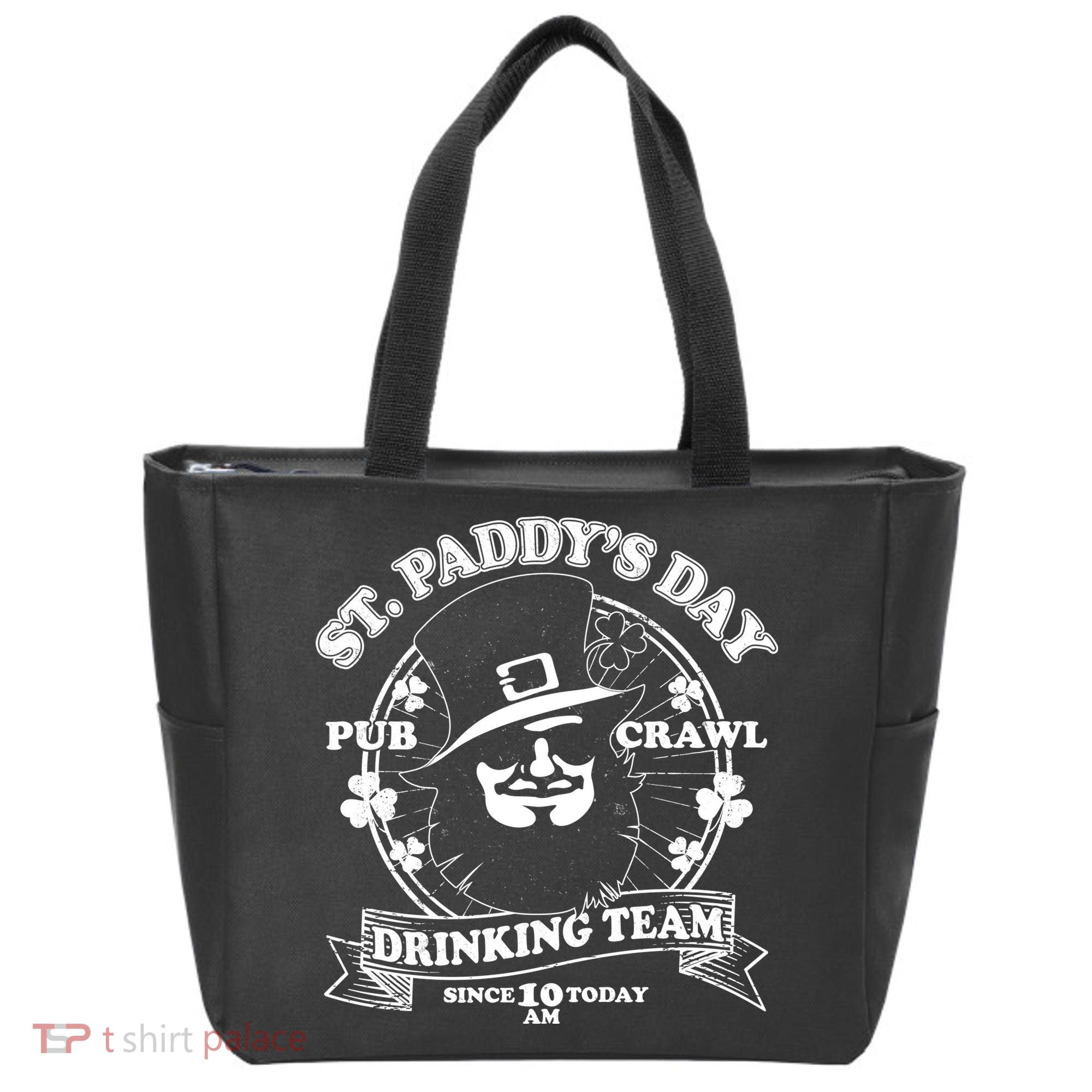 St. Paddy's Day Pub Crawl Drinking Team Tote Bag